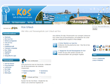 Tablet Screenshot of kos-travelcenter.de